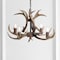 Jonathan Y Eldora 26" 4-Light Rustic Farmhouse Adjustable Resin Antler LED Chandelier, Brown JYL6301A - alternate 4