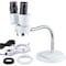 Amscope 8x Binocular - Gooseneck Arm Stereo Microscope With 8W Flourescent Ring Light SE508-FRL - alternate 1