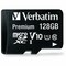 Verbatim 128GB Premium microSDXC Memory Card with Adapter, UHS-I Class 10 - 128GB 44085 - alternate 1