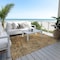 Homeroots 5' X 8' Brown Beige And Taupe Abstract Washable Indoor Outdoor Area Rug 577644 - alternate 6