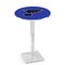 Holland Bar Stool Co 36" Chrome St Louis Blues Pub Table, 36" dia. Top L217C3636STLBlu - alternate 1