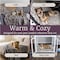 Lavish Home Waterproof Blanket for Bed, Couch, or Car Reversible Throw Blanket for Reliable Leakproof Protection 66-THROW58-PL - alternate 2
