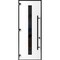 Vdomdoors Front Exterior Prehung Steel Door Ronex1055 Teak 96 Entry Metal Modern Painted W36xH96 Right hand RONEX1055EXD-OAK-W36xH96-RH-I - alternate 1