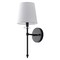 Jonathan Y Olivia 6.5" 1-Light Contemporary Traditional Candlestick Metal/Crystal LED Vanity, Black JYL9920B - alternate 4