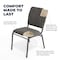 Flash Furniture Advantage Charcoal Gray Multipurpose Church Chairs, 18.5" Wide SEPCHT185-111 - alternate 4