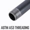 Ace Trading - Nipple STZ Industries 2 in. MIP each X 2 in. D MIP Black Steel 8 in. L Nipple 302U2X8 - alternate 2