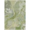 Homeroots 8' X 10' Green Blue And Gray Abstract Washable Indoor Outdoor Area Rug 597773 - alternate 2