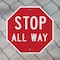 Signmission Stop All Way, 10 inch X 10 inch, Aluminum Metal Signs, 5PK OC-A-5Pack-10-9 - alternate 3