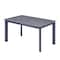 Homeroots 55" Gray Ceramic and Metal Self-Storing Leaf Extendable Dining Table 555196 - alternate 1