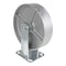 Vestil Cast Iron/Steel Rigid Caster 8 In. Diameter x 2 In. Width 1760 Lb. Capacity Silver CST-VE-8X2CI-R - alternate 3