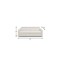 Homeroots 81" White Leather Sleeper Sofa 719432 - alternate 2
