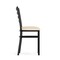 Flash Furniture HERCULES Black Ladder Back Metal Restaurant Chair - Tan Vinyl Seat, 4PK 4-XU-DG694BLAD-TNV-GG - alternate 4