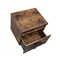 Homeroots 19" Brown And Black Rustic Wood Single Drawer Rolling Filing Cabinet 286420 - alternate 4