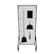 5S Supplies Housekeeping Shadow Board Broom Station V13, Gray / Black, Broom + Stand HSB-V13-GRAY/BLACK-BO-STAND - alternate 1