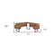 Homeroots 71" Brown and Black L Shape Computer Desk With Three Drawers 490010 - alternate 2