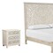 Homeroots Three Piece White Solid Wood Bedroom Set 643649 - alternate 5