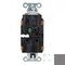 Hubbell Wiring Device-Kellems Straight Blade Receptacle, 5-20R, 20 A, 125V AC, 2 Pole, 3 Wire, Surface Mount, Grounded HBL2162STOTR - alternate 2