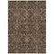 Homeroots 5' X 8' Black Brown And Red Floral Washable Indoor Outdoor Area Rug 604578 - alternate 3