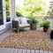 Homeroots 3' X 5' Terra Cotta And Beige Southwestern Washable Indoor Outdoor Area Rug 594196 - alternate 3