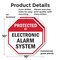 Signmission Protected By Electronic Alarm Syste, 10 inch X 10 inch, Plastic Sign, 2PK OC-P-2PACK-10-183 - alternate 3