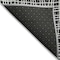 Homeroots 9' X 12' Black Gray And Ivory Striped Washable Indoor Outdoor Area Rug 583406 - alternate 3