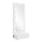 Homeroots 74" White Wood Lighted Freestanding Framed Full Length Mirror 643655 - alternate 4