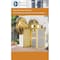 Boston Harbor Outdoor Wall Lantern, 120 V, 60 W, Steel Fixture, Polished Brass Fixture 4000NH-2-3L - alternate 2