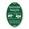 Signmission Tenant And Client Parking Only Violators Towe, 12 Inch X 18 Inch Designer, Heavy Gauge Aluminum A-OV-G-1218-9751 - alternate 1