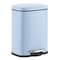 Happimess Connor Rectangular 13.2-Gallon Trash Can with Soft-Close Lid and FREE Mini Trash Can, Tide Pool Blue HPM1006H - alternate 2