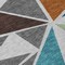 Homeroots 8' X 10' Gray Copper And Brown Geometric Washable Indoor Outdoor Area Rug 600369 - alternate 4