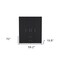 Homeroots 59" Black Two Drawer Combo Dresser 546424 - alternate 3