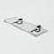 Fab Glass And Mirror Acrylic Shelf 6 x 30inces Black Bracket 3/4in Thickness Acrylic Pack of 1 AS19CC-6x30BL1P - alternate 2