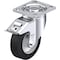 Blickle Swivel Plate Caster, Solid Rubbr, 5", Brake, Caster Load Rating Range: Heavy-Duty LH-ALEV 125K-14-FI - alternate 1