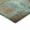 Homeroots 8' Rust And Beige Round Abstract Washable Indoor Outdoor Area Rug 630479 - alternate 3