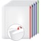 Cardinal Expanding Zipper Binder Pocket, 1/2", Assorted Zipper, 5PK 14650 - alternate 2