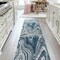 Jonathan Y Eleni Contemporary Glam Abstract Marble Turquoise/Cream 2 ft. x 8 ft. Runner Rug SEU301C-28 - alternate 4