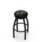 Holland Bar Stool Co 30" Blk Wrinkle Pitt Swivel Bar Stool, Accent Ring L8B2B30Purdue - alternate 1