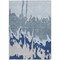 Homeroots 3' X 5' Sky Blue And Denim Blue Abstract Washable Indoor Outdoor Area Rug 613656 - alternate 5