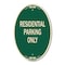 Signmission Reserved Parking Sign Residential Parking Onl, 12 In X 18 In Architectural, Heavy Gauge Aluminum A-OV-G-1218-23034 - alternate 1