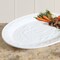 Gibson Home 18.75 Inch Ceramic Oval Turkey Platter in White 2011.01 - alternate 2
