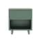 Manhattan Comfort Elara 18 in Solid Wood Nightstand in Sage Green (1-Drawer) NS1794-3 - alternate 3
