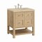 James Martin Vanities Breckenridge 30" Single Vanity, Whitewashed Oak, w/ 3 CM Tajnar Eclos Top 330-V30-WWO-3TJR - alternate 3