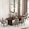 Manhattan Comfort 6-Piece Connie Dining Chair and Arm Chair in Light Grey 6-DC095-LG - alternate 1