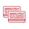 Signmission Absolutely No Oil Dumping Into Dumpster See Offi F, 18'' X 24'' 2 Signs, Heavy Gauge Aluminum, 2PK A-1824-2PACK-25316 - alternate 1