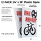 Signmission Bike Repair, Plastic Signs Only 24 Inch x 36 Inch, Corrugated Plastic, 2PK CSB-2436-2PACK-Bike Repair - alternate 2