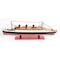 Homeroots 12" Black and Red Solid Wood Hand Painted RMS Queen Mary Large Model Boat 401876 - alternate 4