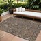 Homeroots 10' X 14' Brown Purple And Blue Floral Washable Indoor Outdoor Area Rug 605264 - alternate 1