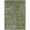 Homeroots 9' X 12' Green And Silver Medallion Washable Indoor Outdoor Area Rug 616434 - alternate 3