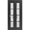 Sartodoors Sliding Closet Bi-fold Doors Planum 2132 Black Solid Core Modern Interior PLANUM2132BF-BLK-60 x 96 (2* 30x96) - alternate 1
