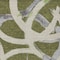 Homeroots 5' X 8' Olive Green Beige And Gray Abstract Washable Indoor Outdoor Area Rug 599143 - alternate 3